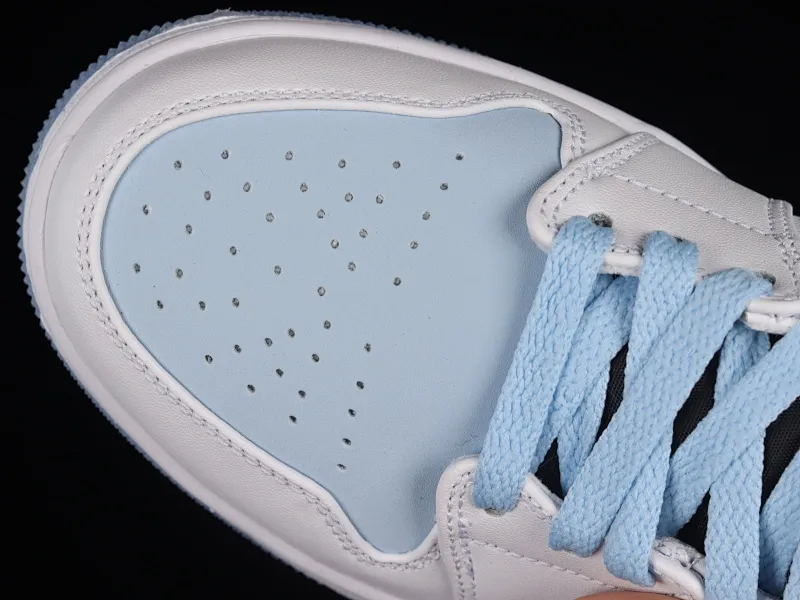 All categories Air Jordan Jordan series basketball shoes Air Jordan 1 Mid Air Jordan AJ1 Mid AJ1 Joe 1 ice blue mid-top basketball shoes DV1308-104
